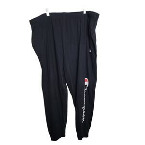 Champion Black Jogger Active Pants, 4XL, NWT